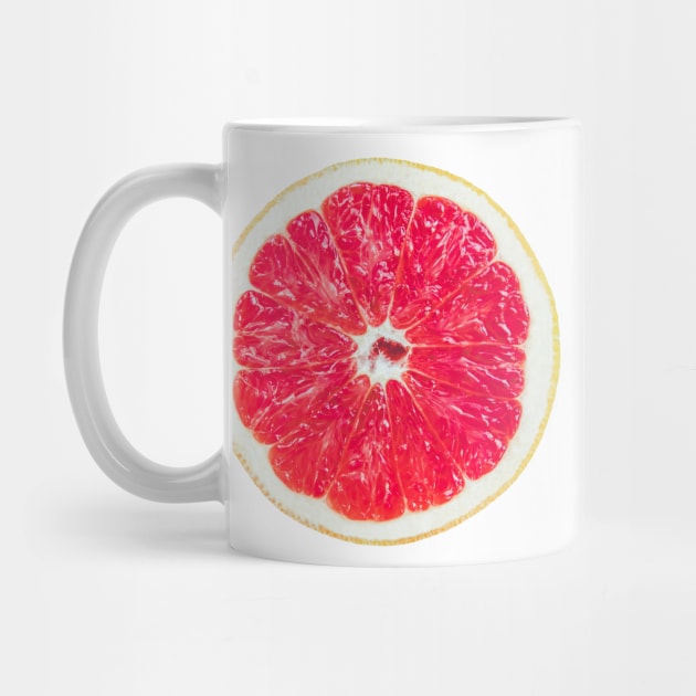 Sliced Fresh Grapefruit by mrdoomits